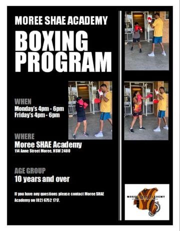 Moree Shae Academy: Boxing Program